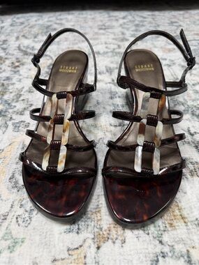 Stuart Weitzman Tortoise Shell Sandals